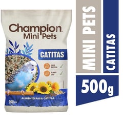 CHAMPION MINI PETS - Alimento para Ave Adulto Variadas Semillas 500 gr