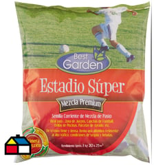 BEST GARDEN - Semilla de Pasto Estadio Súper 1 kg Bolsa