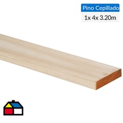 GENERICO - Pino Certificado Seco Cepillado 1x4 cm 3,2 m