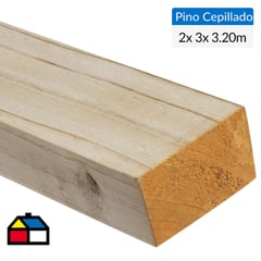 GENERICO - Pino cepillado seco 2 x 3 x 3,20 m