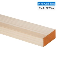 GENERICO - Pino Certificado Seco Cepillado 2x4 cm 3,2 m