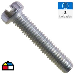 FIXSER - Perno cocina cabeza cilíndrica M6 x 30 2 unidades