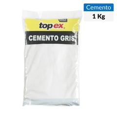 TOPEX - Cemento gris 1 kg. Gris