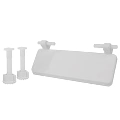 FANALOZA - Bisagra Universal para asiento WC plástico blanco