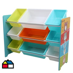 JUST HOME COLLECTION - Organizador 9 cajas 84x30 cm zoo