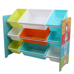 JUST HOME COLLECTION - Organizador 9 cajas 84x30 cm zoo