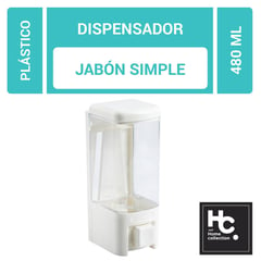 JUST HOME COLLECTION - Dispensador jabón líquido simple