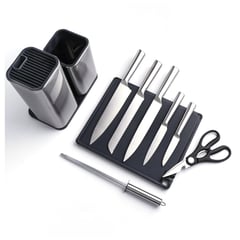 JUST HOME COLLECTION - Set 9 zas cuchillos acero inoxidable