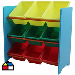 JUST HOME COLLECTION - Organizador 9 cajas Multicolor