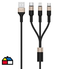 HAVIT - Cable 3 en 1 micro/c/lightning