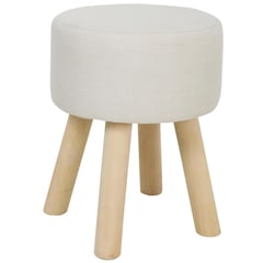 JUST HOME COLLECTION - Puff redondo beige Beige