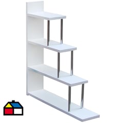 HOMY - Estante escalera 3 niveles blanco