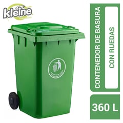 KLEINE WOLKE - Basurero contenedor de basura 360 L