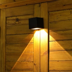 JUST HOME COLLECTION - Aplique solar led Negro