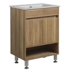 SENSI DACQUA - Mueble Baño con Lavamanos TR4530-Y317 Roble claro 61x85x46.5 cm