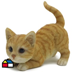 JUST HOME COLLECTION - Gato amarillo 19 cm Amarillo