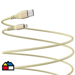 DAIRU - Cable USB a micro 3 metros gold
