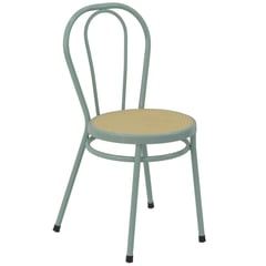 JUST HOME COLLECTION - Silla metal natural - menta