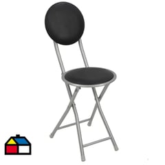 CASA BONITA - Silla plegable metal negra