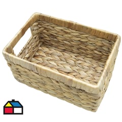 JUST HOME COLLECTION - Canasto fibra 30x20x16 cm