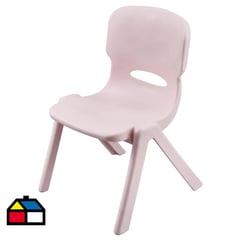 JUST HOME COLLECTION - Silla infantil rosada 34x37x52,5 cm