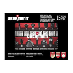 UBERMANN - Set 15 Fresas 1/4"