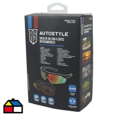 AUTOSTYLE - Lente deportivo intercambiable filtro UV