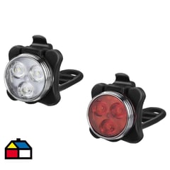 AUTOSTYLE - Set 2 luces led recarga bicicleta