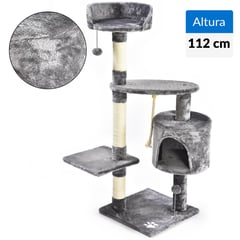 PETIZOOS - Gimnasio rascador para gato 112 cm