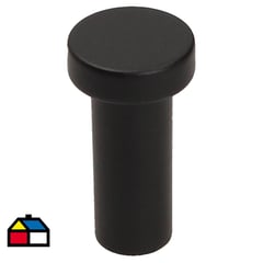 FIXSER - Colgador-Pomo 16mm zamak negro mate wp01