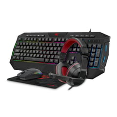 HAVIT - Kit gamer 4 en 1 (Audifonos+teclado+mouse+pad mouse)