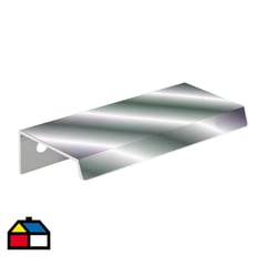 FIXSER - Perfil aluminio 84/64 mm anodizado brillo