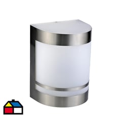 JUST HOME COLLECTION - Farol muro nara 1 luz E27 plata