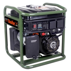 BAUKER - Generador Eléctrico a Gasolina Partida Manual 3 kW 12 l