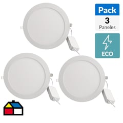 DAIRU - Pack 3 paneles Led integrado