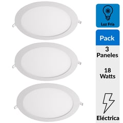 DAIRU - Pack 3 paneles Led integrado