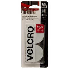 VELCRO - Punto gancho adhesivo fuerte blanco