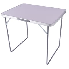 KLIMBER - Mesa Plegable Rectangular 60x67x80 cm Gris