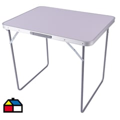 KLIMBER - Mesa plegable 60x80x67 cm. Gris