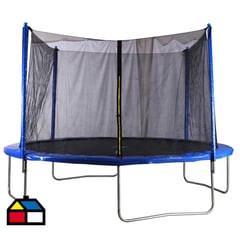 DO IT - Cama Elástica 305x230x305 cm Azul/ Negro