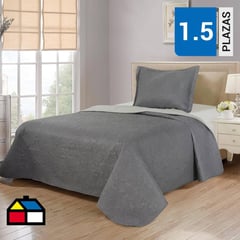 JUST HOME COLLECTION - Cubrecama Quilt Bicolor