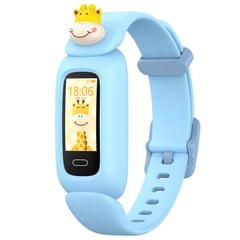 HAVIT - Smartband para niños IP68 azul con 3 figuras intercambiables