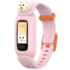 HAVIT - Smartband para niños IP68 rosado con 3 figuras intercambiables