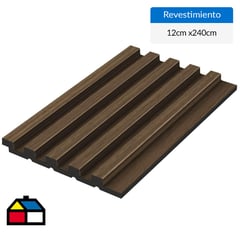 HOLZTEK - Wall Panel 3D 12x240 cm Café 0.28 m2