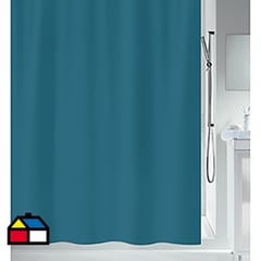 SPIRELLA - Cortina de baño primo 180x180 cm azul