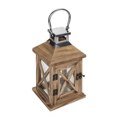 JUST HOME COLLECTION - Farol linterna madera 29 cm