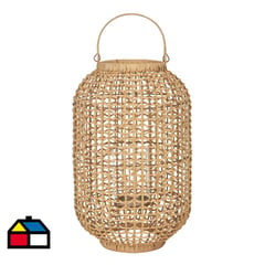 JUST HOME COLLECTION - Portavela rattan 49 cm