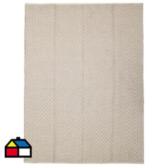 JUST HOME COLLECTION - Alfombra bazar yute zigzag 200x290 cm natural