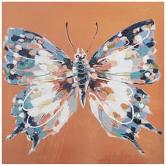 HOMY - Canvas Butterfly Nara 50x50 cm