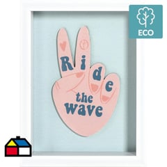 HOMY - Cuadro Ride Wave 32x42 cm